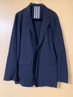 限界値　adidas　ネイビー　テーラードジャケット　定価より40％OFF