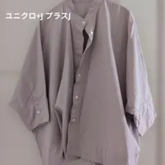 유니클로+J 플러스 J 슈피마 코튼 돌먼 슬리브 셔츠 WHITE M