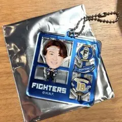 ファイターズ　山﨑福也　プラモデル風キーホルダー