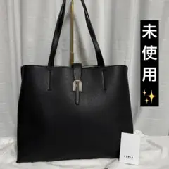 ⭐️未使用⭐️フルラ　ソフィア M トートバッグ　ビジネスバッグ　黒　レザー