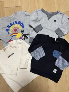 ミキハウス DOUBLE.B トレーナー セット 80