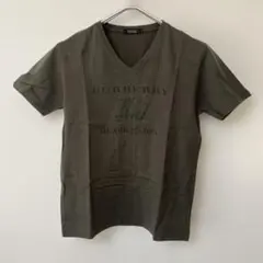 BURBERRY BLACK LABEL VネックTシャツ サイズ2