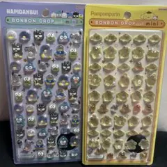 はぴだんぶい＆ポムポムプリンボンボンドロップシールミニ
