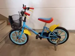 子供用自転車 青色 バスケット付き Hard candy - メルカリ