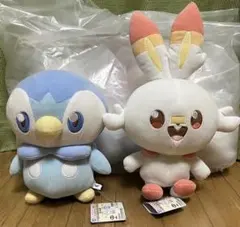 ポケモン　ポケピース もふぐっとぬいぐるみ ポッチャマ ヒバニー セット
