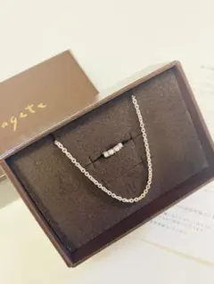 agete ＜SILVER SPOON＞SVパールイヤーカフとネックレスのset