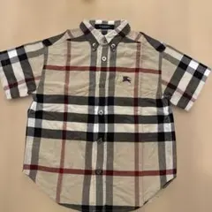 BURBERRY チェック柄 半袖シャツ 92㎝ 2y - メルカリ