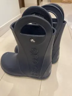 crocs ネイビー 子供用長靴