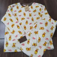 4L Winnie the Pooh プーさん　フリース　両サイドポケットのサムネイル