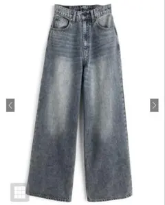 GRL ワイドデニムパンツ cu595 Sサイズ