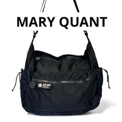 MARY QUANT マリークワント ナイロン ショルダーバッグ 大容量