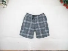99925　ノースフェイス　ナイロンショートパンツ　緑チェック　S