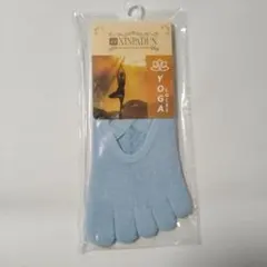 XINPADUN ヨガソックス 5本指 滑り止め ブルー 2足セット