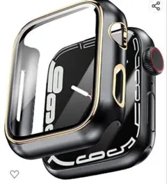 【ブラック・ゴールド】ANYOI Apple Watch 用ケース 44mm