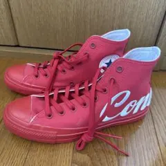Converse レッド ハイカット スニーカー