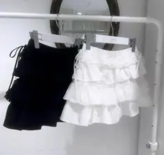 bubbles レースカンカンミニスカパン ホワイト