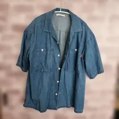 EDWIN デニムシャツ 半袖 Mサイズのサムネイル