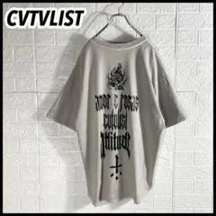 CVTVLIST カタリスト 両面プリントロゴ 逆十字架 オーバーサイズTシャツのサムネイル
