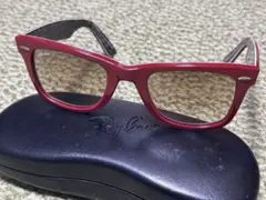 ア*ン様 Ray-Ban RB2140 Wayfarer サングラス 赤　レイバ