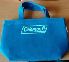 Coleman トートバッグ 青 Coca-Cola ロゴ