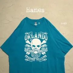Hanes Tシャツ 企業　骸骨　ヒゲ愛好家のサムネイル