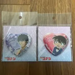 新品　名探偵コナン　缶バッジ　2個セット