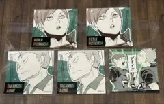 ハイキュー　 スクエアステッカーコレクション第2弾　 二口、青根　セット