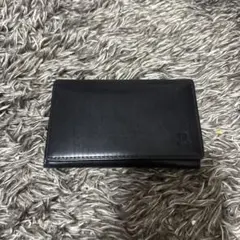 LANVIN COLLECTION ブラックレザー　名刺入れ