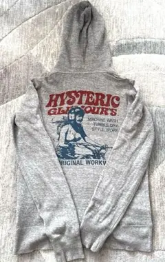 レア00s HYSTERIC GLAMOUR バイクガールフルジップパーカー