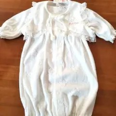 【新品タグ付き】星柄　フリルツーウェイドレスオール　ベスト付き