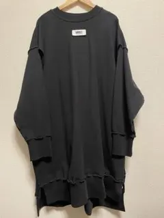 MM6 Maison Margiela バックプリントロゴスウェットワンピース