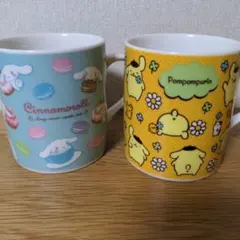 未使用☆ポムポムプリン・シナモロール　マグカップセット　サンリオ