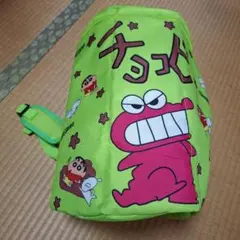 クレヨンしんちゃん 緑チョコビのリュック　38✕26✕24cm