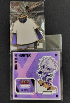 ハンターハンター　ステンドグラスチャーム　キルア