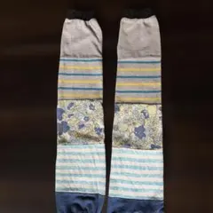 ハンドメイド アームカバー パッチワーク柄