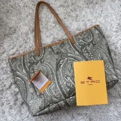 ETRO ペイズリー柄 レザートートバッグのサムネイル