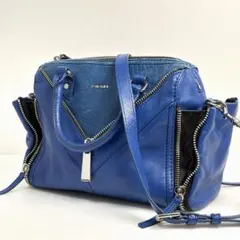 レアカラー✨DISEL ディーゼル Y2K 2WAYショルダーバッグ ブルーのサムネイル