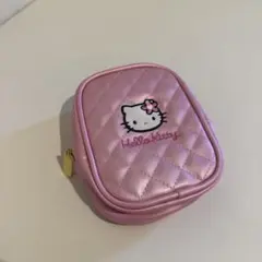 Hello Kitty キルティングポーチ ピンク