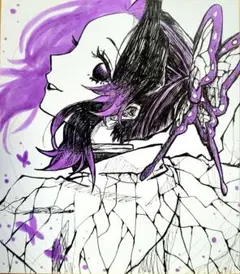 手描きイラスト 鬼滅の刃 胡蝶しのぶ