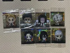 鬼滅の刃　ウエハース５　デフォルメシール其ノ五　柱6人&お館様