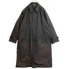 ビックサイズ MEN'S BIGI ロング ステンカラーコート ブラウンのサムネイル