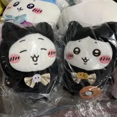 ちいかわぬいぐるみ　黒猫2体セット