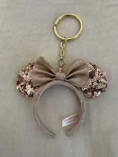 ミニー カチューシャ キーホルダー シルバー ディズニー