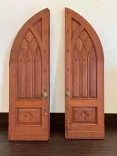 H8511☆美品☆アイアン製☆大型両開きドア☆特注建具☆チャペル☆洋館 