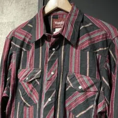 USA古着 WRANGLER ラングラー ウエスタンシャツ L