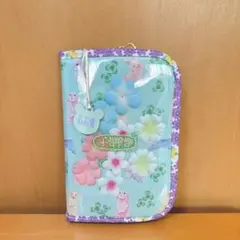 fafa フェフェ マルチケース 母子手帳ケース Sサイズ うさぎ ミント 造花のサムネイル