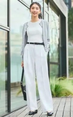 UNIQLO ユニクロ タックワイドパンツ