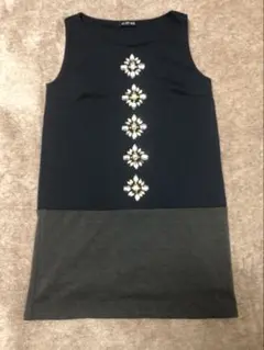 レディメイド　ワンピース　ビジュー付き