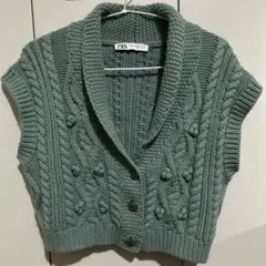 美品　セーター　ベスト　レトロ　ZARA ザラ