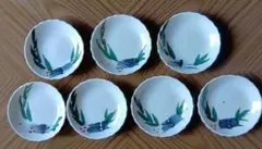 昭和レトロ　小皿７枚